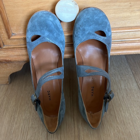 Marc by Marc Jacobs Mary Jane Pumps Stacked Heel Platform - Picture 13 of 15